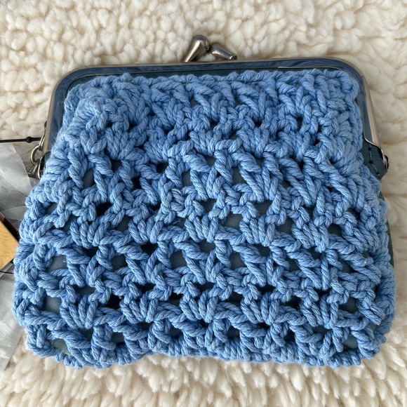 Patricia Nash Cantinella Crochet Bag w/ Matching Coin Pouch & Key Ring - Picture 10 of 14